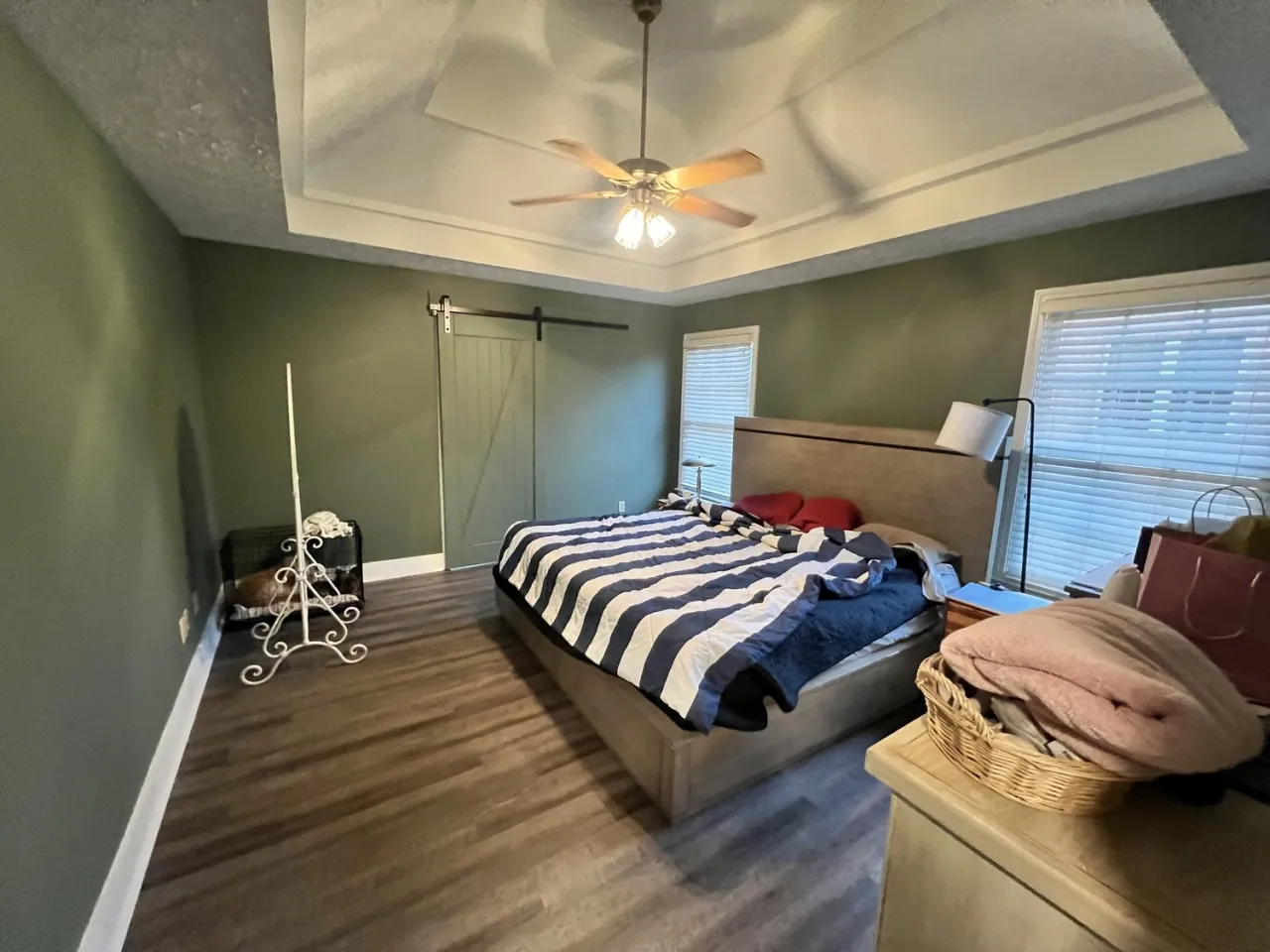 Freshly painted interior bedroom by Drop Zone Painting