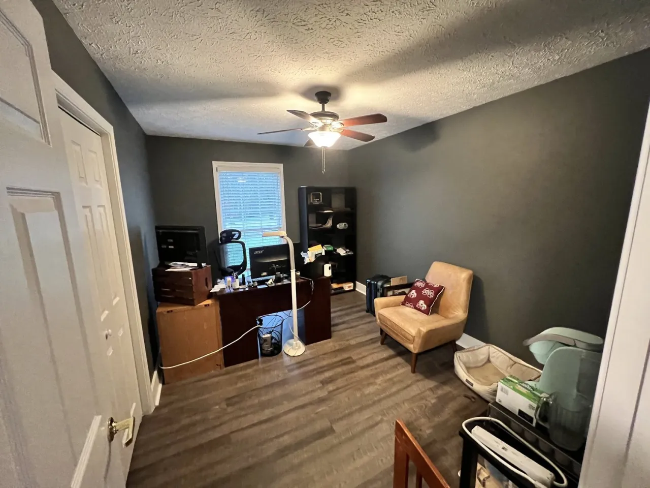 Freshly painted commercial office interior by Drop Zone Painting
