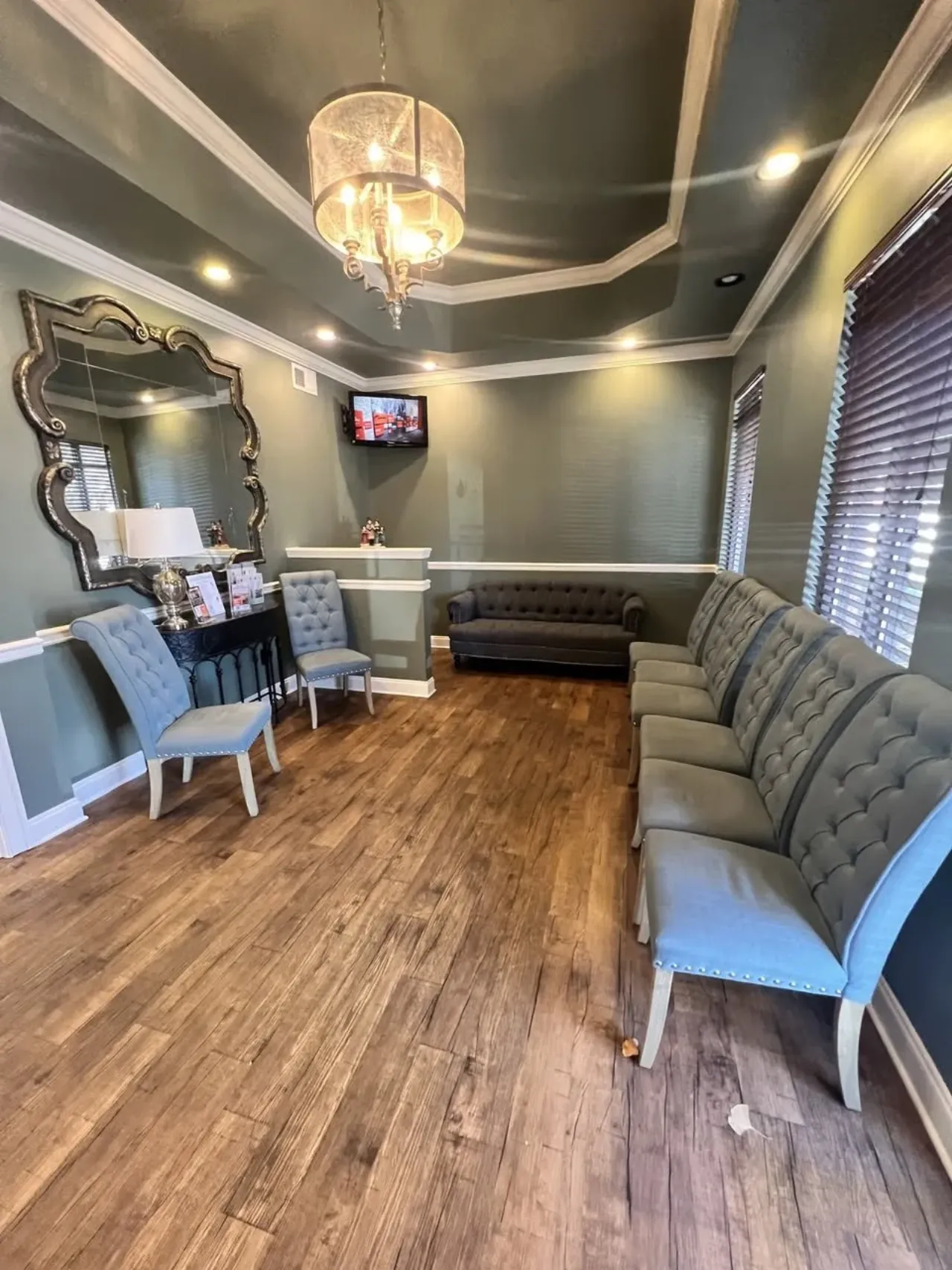 Freshly painted interior — house and office painting by Drop Zone Painting
